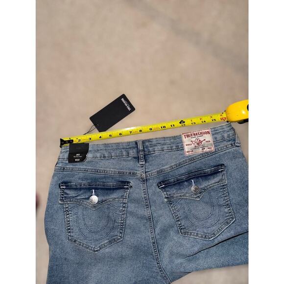 True Religion NWT Joey Mid-Rise Flare Jeans W33 – Vintage Med Wash Denim - Picture 8 of 11